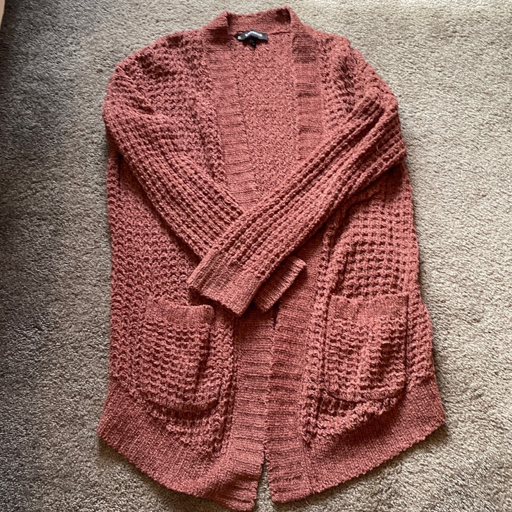 Knit Pink Cardigan from Express!
